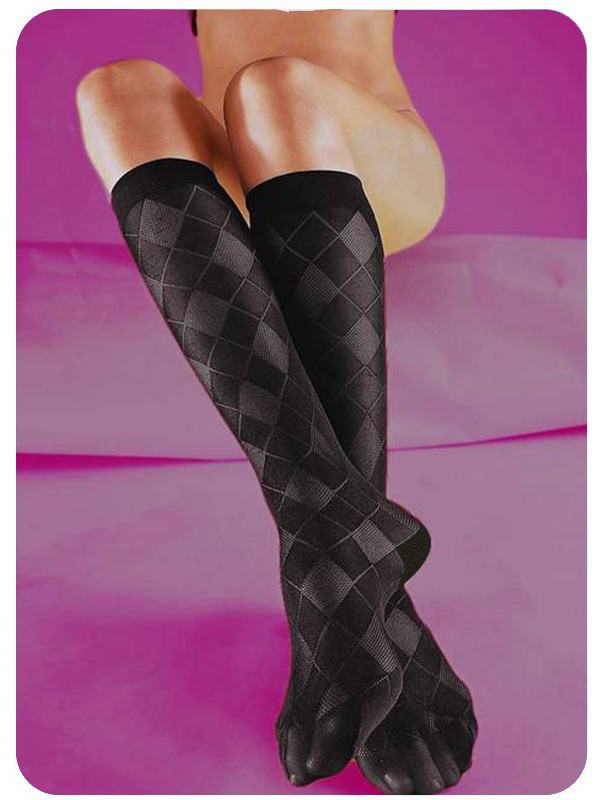 Carezza Elly Tights Stockings Knee-highs graduated Compression man woman mmhg fashion made in italy